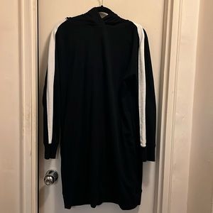 Gap size L hooded sweatshirt dress